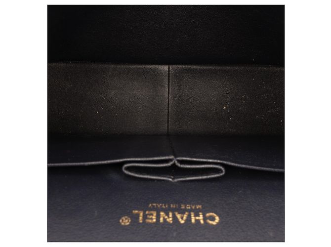 Chanel Black Jumbo Classic Lambskin Double Flap Nero - vista 4