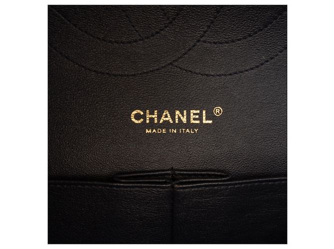 Chanel Black Jumbo Classic Lambskin Double Flap Nero - vista 5