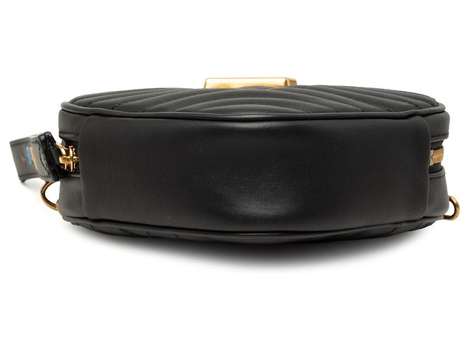 Louis Vuitton New Wave Heart Crossbody in pelle nera Nero - vista 3