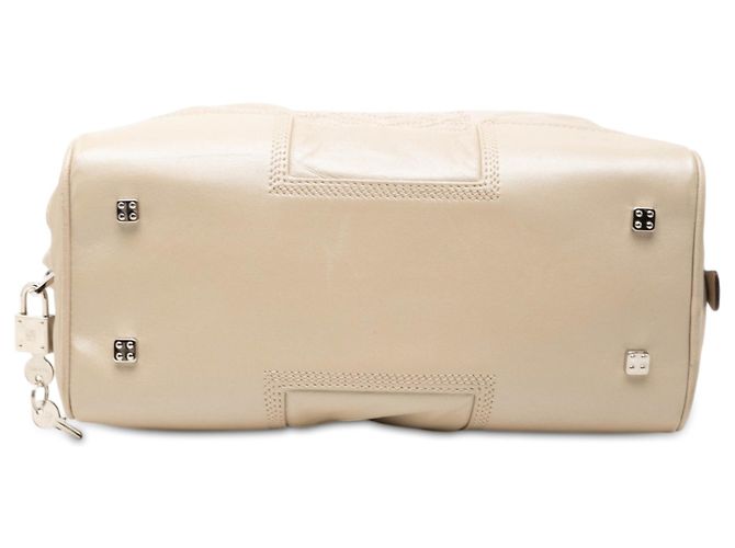LOEWE Amazona 28 in pelle beige - vista 3