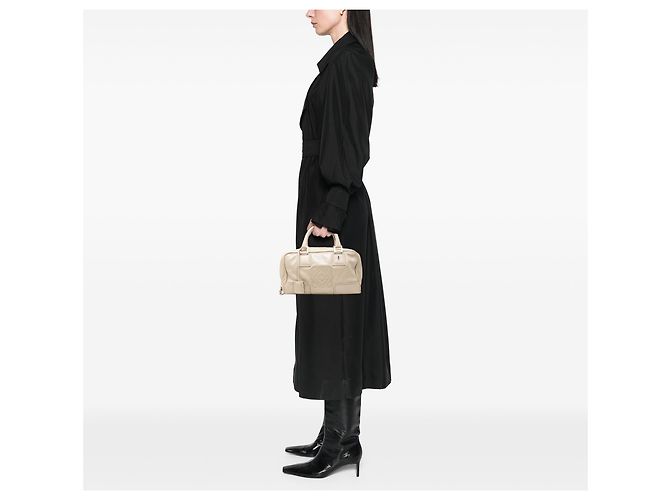LOEWE Amazona 28 in pelle beige - vista 6
