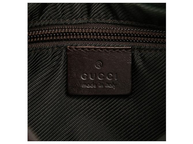Borsa a tracolla Gucci in tela GG marrone Marrone scuro - vista 5