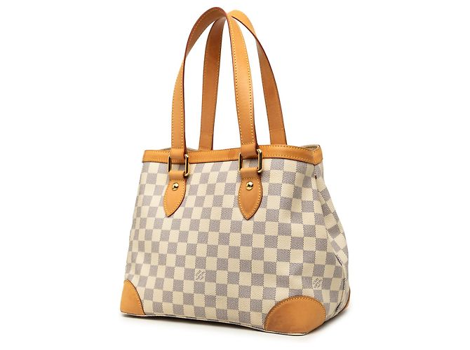 Louis Vuitton White Damier Azur Hampstead PM Blanc - vue 2