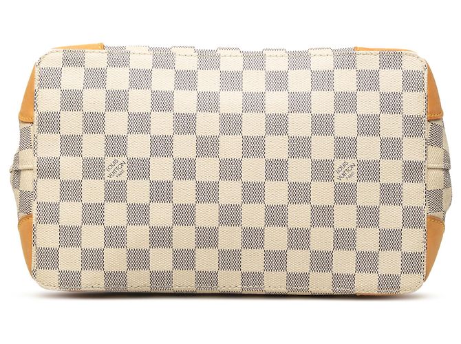 Louis Vuitton White Damier Azur Hampstead PM Blanc - vue 3