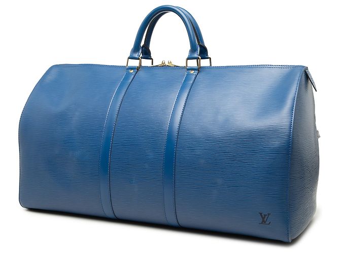 Louis Vuitton Blue Epi Keepall 55 - vista 2