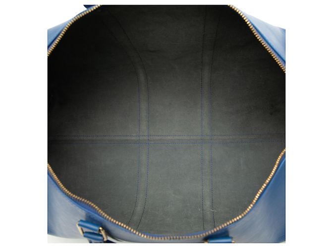 Louis Vuitton Blue Epi Keepall 55 - vista 4