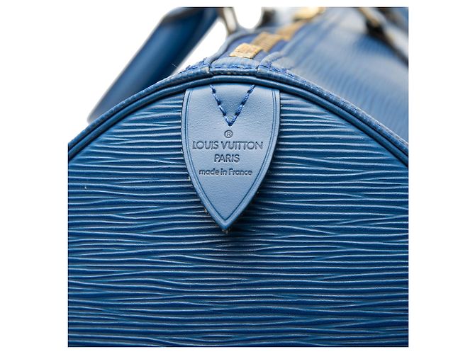 Louis Vuitton Blue Epi Keepall 55 - vista 5