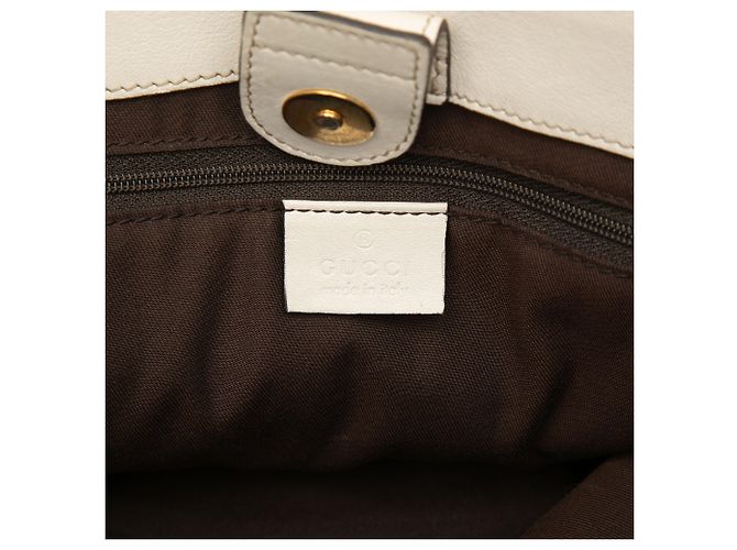 Borsa a mano Gucci Abbey D Ring in tela GG beige - vista 5