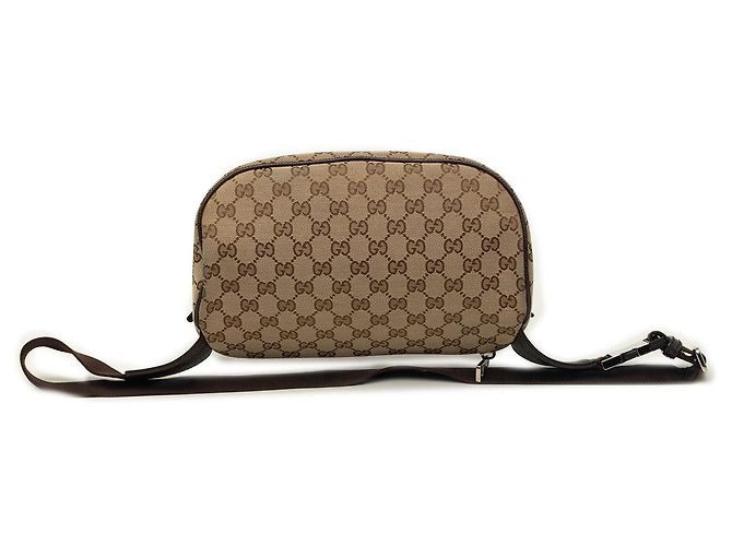 Gucci Beige GG Canvas Waist Pouch - view 3