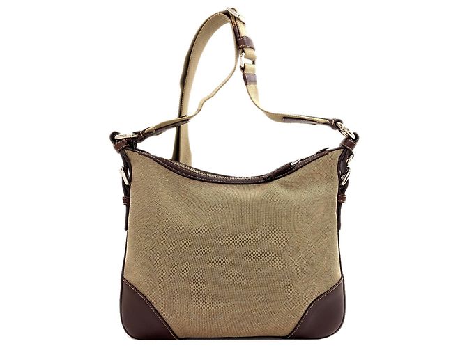 Borsa a tracolla lunga Prada BT0534 in jacquard logo Marrone - vista 2