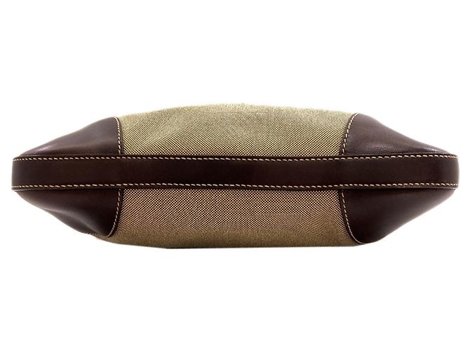 Borsa a tracolla lunga Prada BT0534 in jacquard logo Marrone - vista 4