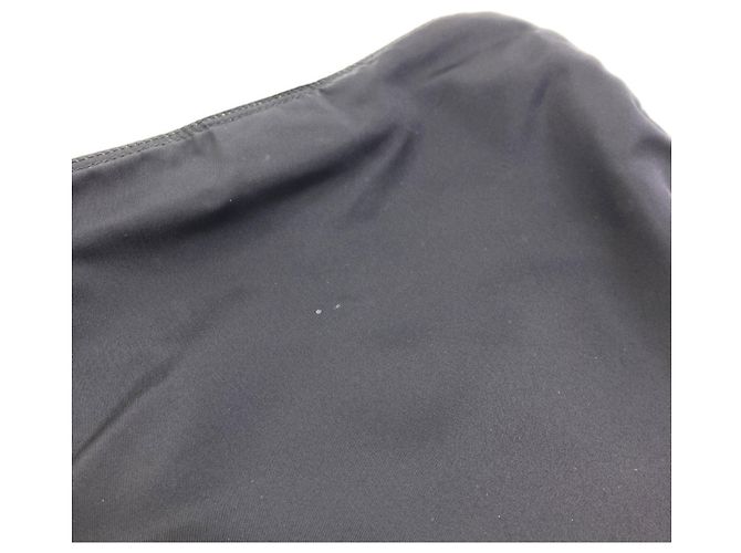 Borsa a tracolla lunga Prada in nylon nero - vista 10