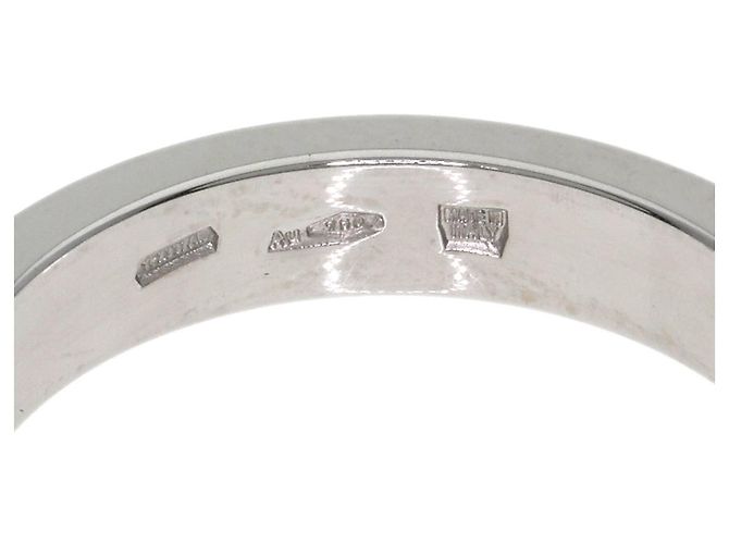 Bulgari Anello Bvlgari Double Logo Diamanti in Oro Bianco 18K - vista 5