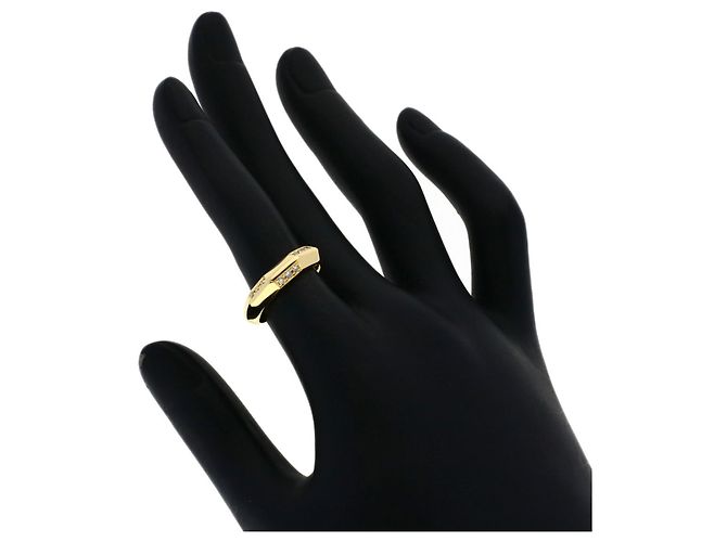 Diamond Céline Anello con diamanti da donna Celine in oro giallo 18K - vista 6