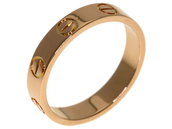 Anello Mini Love Cartier in oro rosa 18K - vista 2
