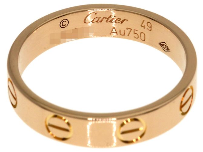 Anello Mini Love Cartier in oro rosa 18K - vista 4