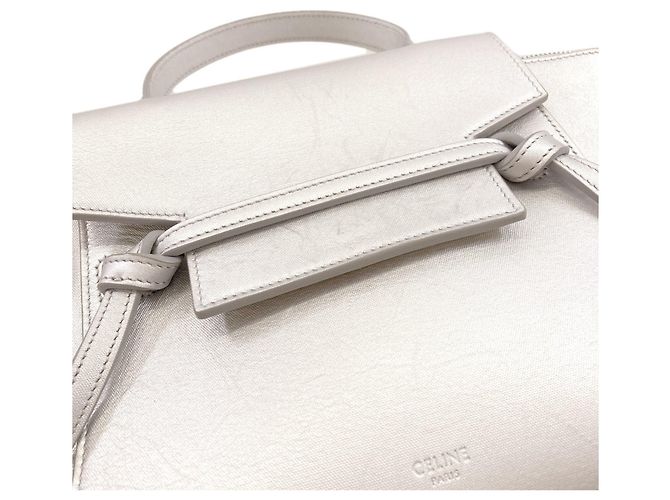 Céline Borsa Celine Belt Bag Nano 2-Way Argento - vista 14