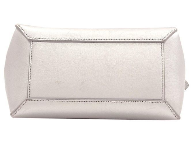 Céline Borsa Celine Belt Bag Nano 2-Way Argento - vista 4