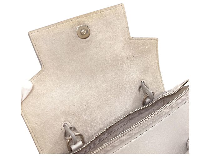 Céline Borsa Celine Belt Bag Nano 2-Way Argento - vista 7