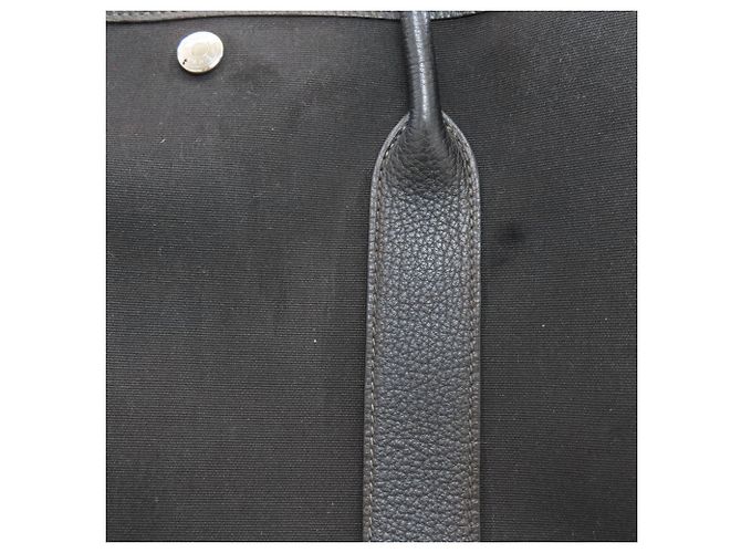 Hermès Borsa Tote Hermes Garden Party PM Nero - vista 12