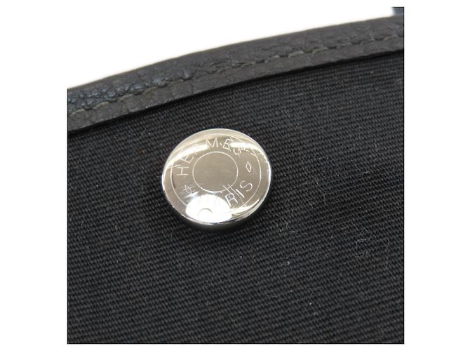 Hermès Borsa Tote Hermes Garden Party PM Nero - vista 13