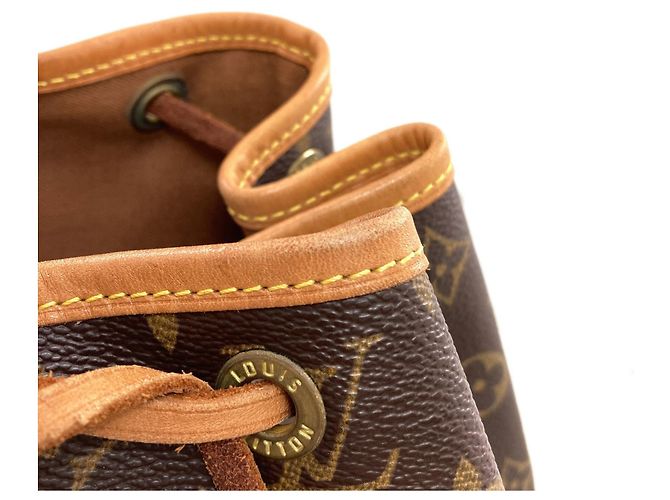 Zaino Louis Vuitton Montsouris PM Monogramma - vista 16