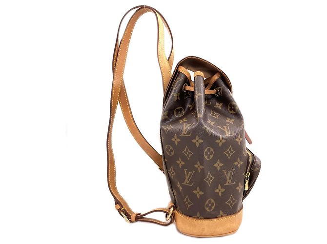 Zaino Louis Vuitton Montsouris PM Monogramma - vista 3
