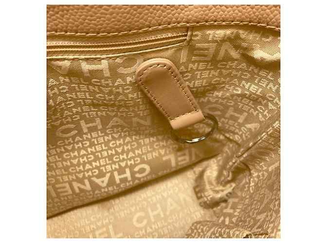 Borsa Tote Chanel Chocolate Bar Wild Stitch Beige - vista 10