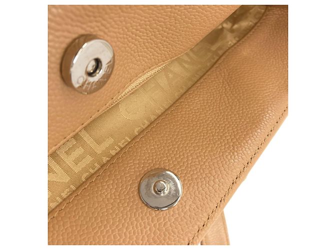 Borsa Tote Chanel Chocolate Bar Wild Stitch Beige - vista 12
