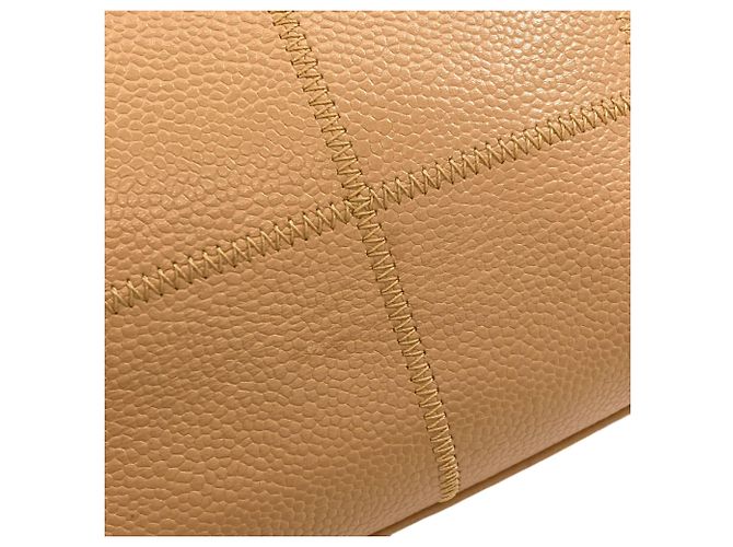 Borsa Tote Chanel Chocolate Bar Wild Stitch Beige - vista 13