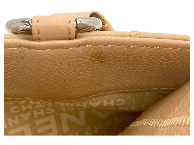 Borsa Tote Chanel Chocolate Bar Wild Stitch Beige - vista 17