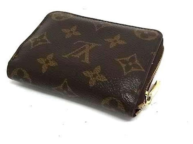 Monedero Louis Vuitton Monogram Zippy Castaño - vista 2
