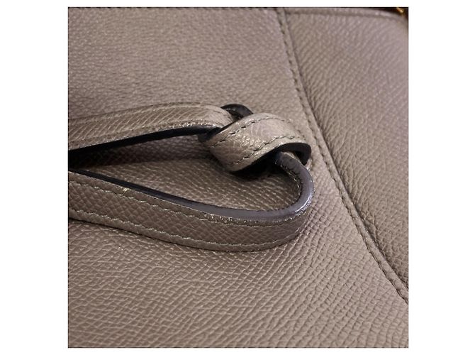 Céline Borsa a mano 2-Way Celine Belt Bag Nano Marrone - vista 12