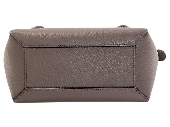 Céline Borsa a mano 2-Way Celine Belt Bag Nano Marrone - vista 4