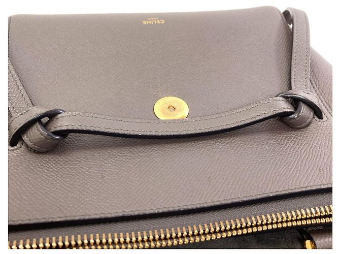 Céline Borsa a mano 2-Way Celine Belt Bag Nano Marrone - vista 9