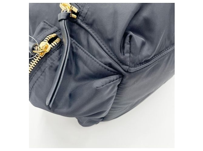 Burberry Nylon-Rucksack Braun Schwarz - Ansicht 4