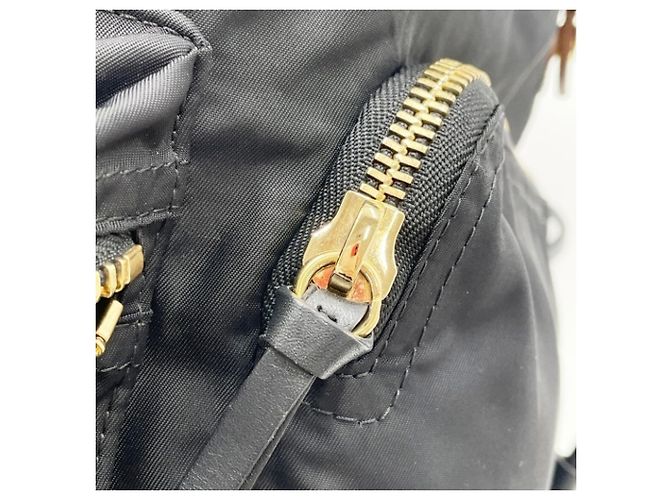 Burberry Nylon-Rucksack Braun Schwarz - Ansicht 8