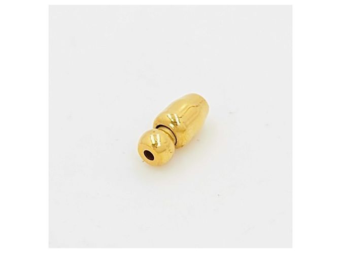 Spilla Chanel in metallo dorato con strass D'oro - vista 4