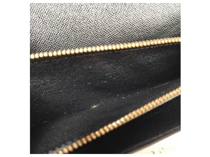Cartera larga Louis Vuitton de piel Epi Negro - vista 6