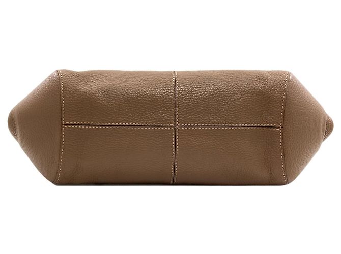 Borsa Tote Tod's Cornish Wave Marrone - vista 4