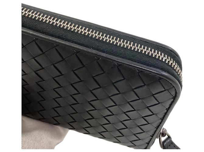 Bottega Veneta Intrecciato langes Portemonnaie Schwarz - Ansicht 11