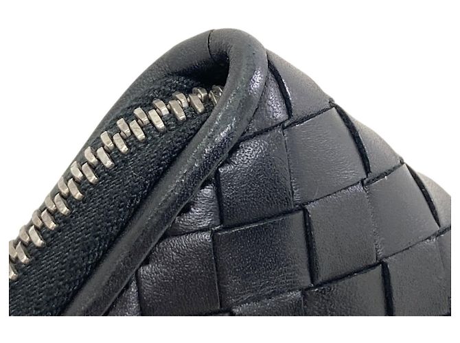 Bottega Veneta Intrecciato langes Portemonnaie Schwarz - Ansicht 12