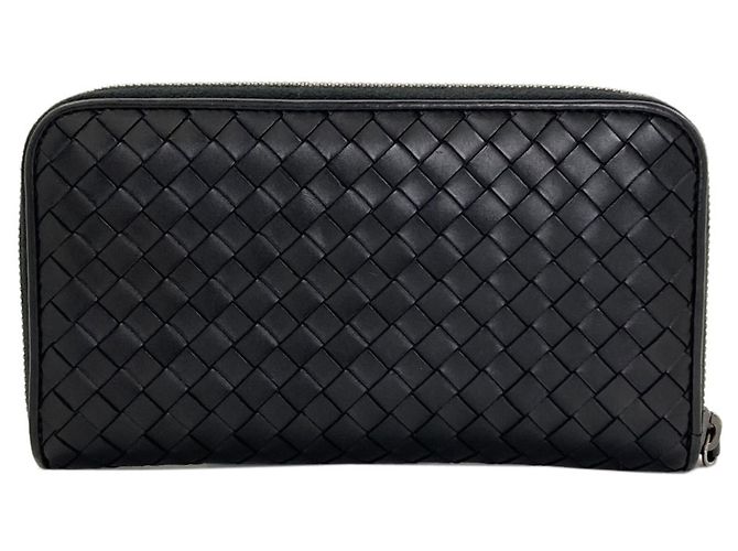 Bottega Veneta Intrecciato langes Portemonnaie Schwarz - Ansicht 2