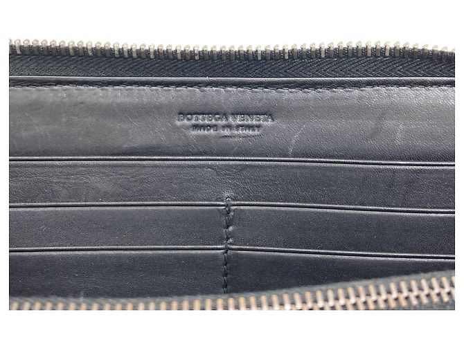 Bottega Veneta Intrecciato langes Portemonnaie Schwarz - Ansicht 6