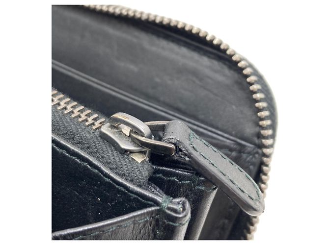 Bottega Veneta Intrecciato langes Portemonnaie Schwarz - Ansicht 9