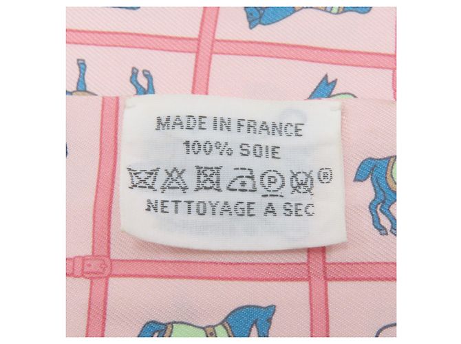 Hermès Sciarpa Twilly Hermes in seta rosa - vista 5