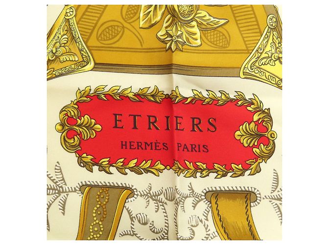 Hermès Foulard Hermes Carre 90 Armor Nero - vista 4