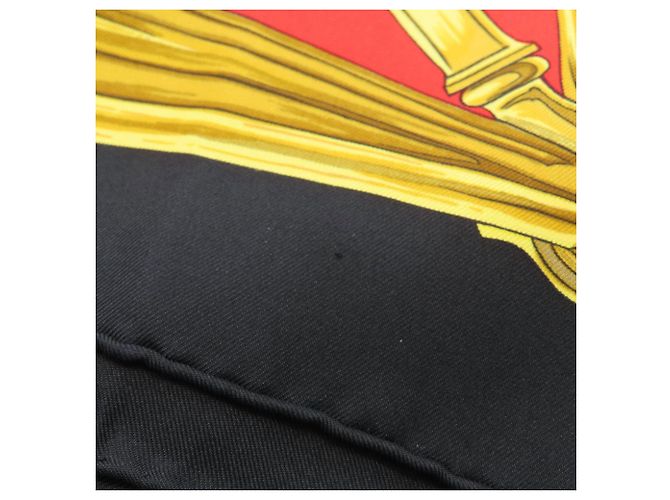 Hermès Foulard Hermes Carre 90 Armor Nero - vista 7