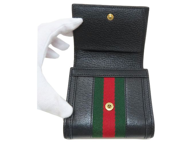 Cartera bi-fold Gucci Ophidia Negro - vista 4