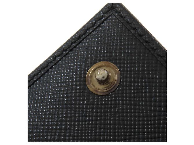 Prada Saffiano Leather Key Case Black - view 8